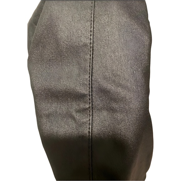 NWT SHEIN Apperloth High-Waisted Leather Bootcut Flare Leg Pants — Black, XS - Picture 12 of 12